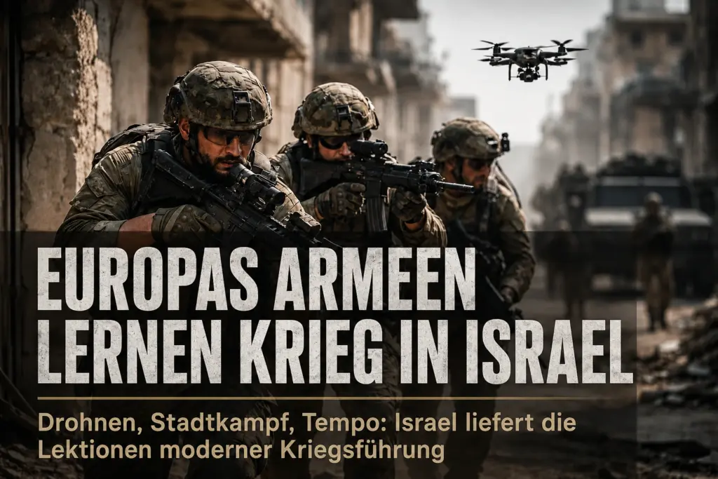 Europäische Armeen lernen aus Israels moderner Kriegsführung mit Drohnen, Infanterie und urbanem Häuserkampf