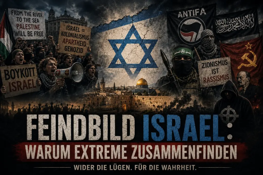 Feindbild Israel zwischen linksextremen, islamistischen, kommunistischen und rechtsextremen Ideologien