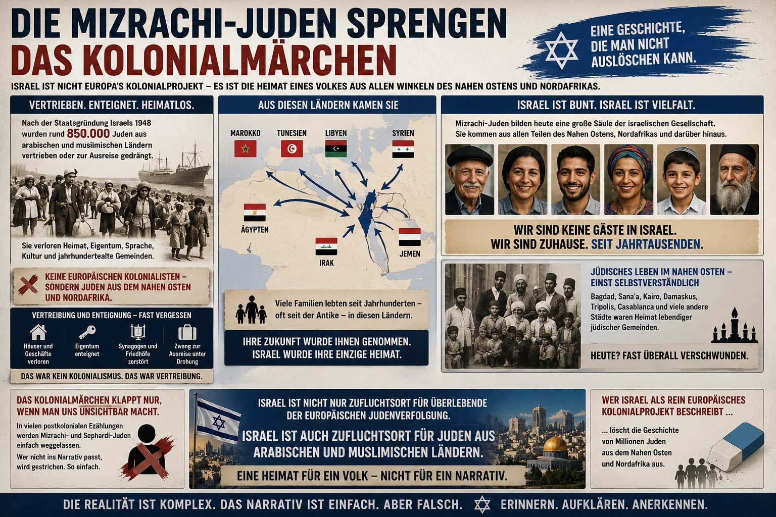 Feindbild Israel: Wie Linksextreme, Islamisten und Rechte zusammenfinden 5 Mizrachi-Juden aus arabischen und muslimischen Ländern widerlegen das Narrativ vom rein europäischen Kolonialprojekt Israel