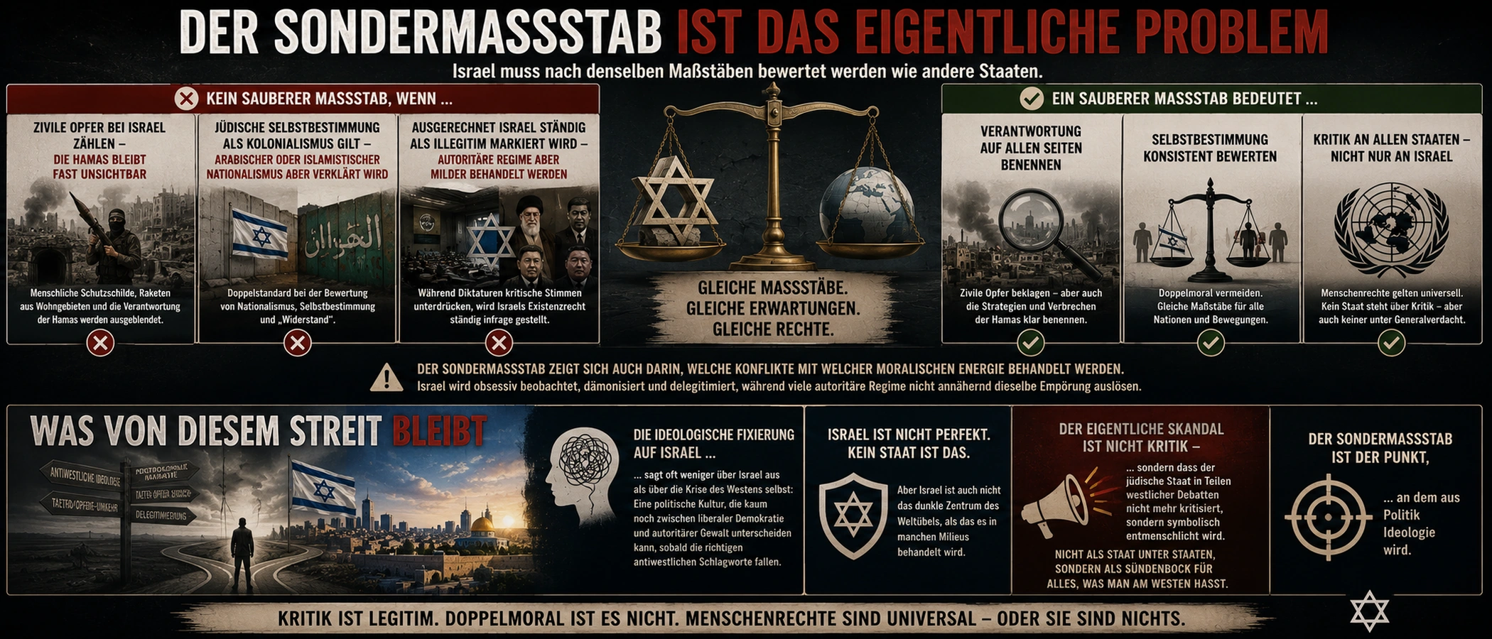 Feindbild Israel: Wie Linksextreme, Islamisten und Rechte zusammenfinden 10 Israel wird mit strengeren Maßstäben bewertet als autoritäre Regime und zum Sündenbock westlicher Debatten gemacht