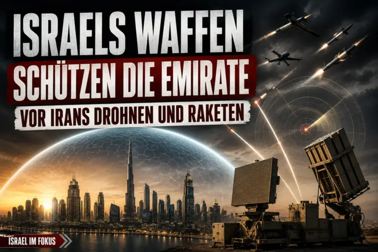 Israels Waffen schützen die Emirate 11 Israelische Abwehrtechnik schützt die Skyline der Emirate vor anfliegenden Drohnen und Raketen.